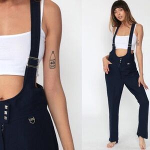 - Skyr Ski Pants Snowsuit Ski Suit 70s‎ Overalls Ski Pants Snow Suspender XS